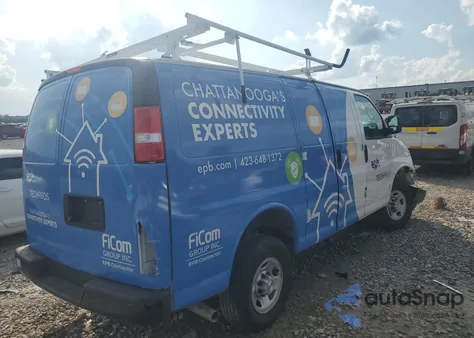 2023 Chevrolet Express G2500 из США, поврежденный, VIN 1GCWGAFP0P1259205